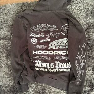 Black Hoodrich Hoodie-Broken Zipper